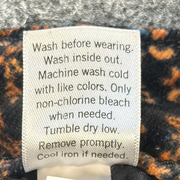 Croft & Barrow WMNS Paisley Black Corduroy Pants 16, Stretch Retro Boho Classic - Picture 9 of 13